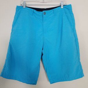 Men's Blue Volcom Hybrid Shorts